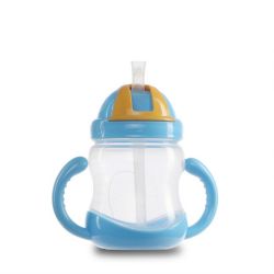 Kids water bottle with straw