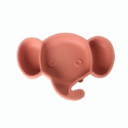Elephant Silicone Dinner Plate