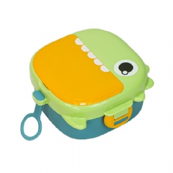 Dinosaur shaped baby food feeding box